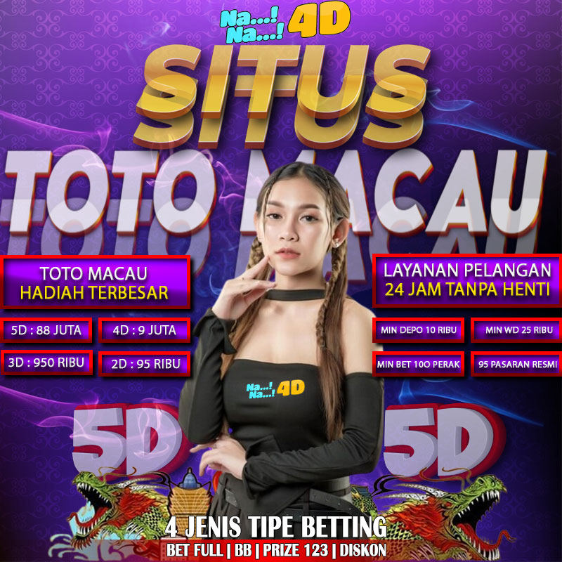 Di NANA4D permainan toto macau 5D ini merupakan salah satu jenis permainan toto yang paling populer di kalangan pecinta permainan toto.