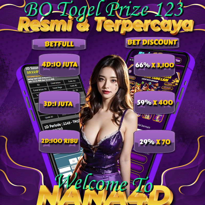 NANA4D Bo Togel Prize 123 Hadiah Terbesar Resmi Dan Terpercaya 2025 - Bo togel prize 123 adalah salah satu platform terkemuka dalam permainan togel online