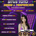 NANA4D merupakan situs toto Resmi & Terpercaya yang menawarkan minimal bet 100 perak dengan hadiah 4D mencapai 10 Juta.